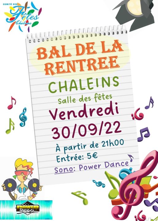 Bal de la rentrée 2022 à Chaleins